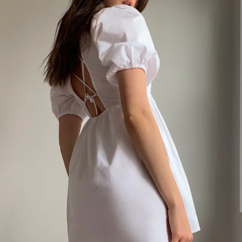 Sunday Best Saida Dress White Espace Small Aritzia